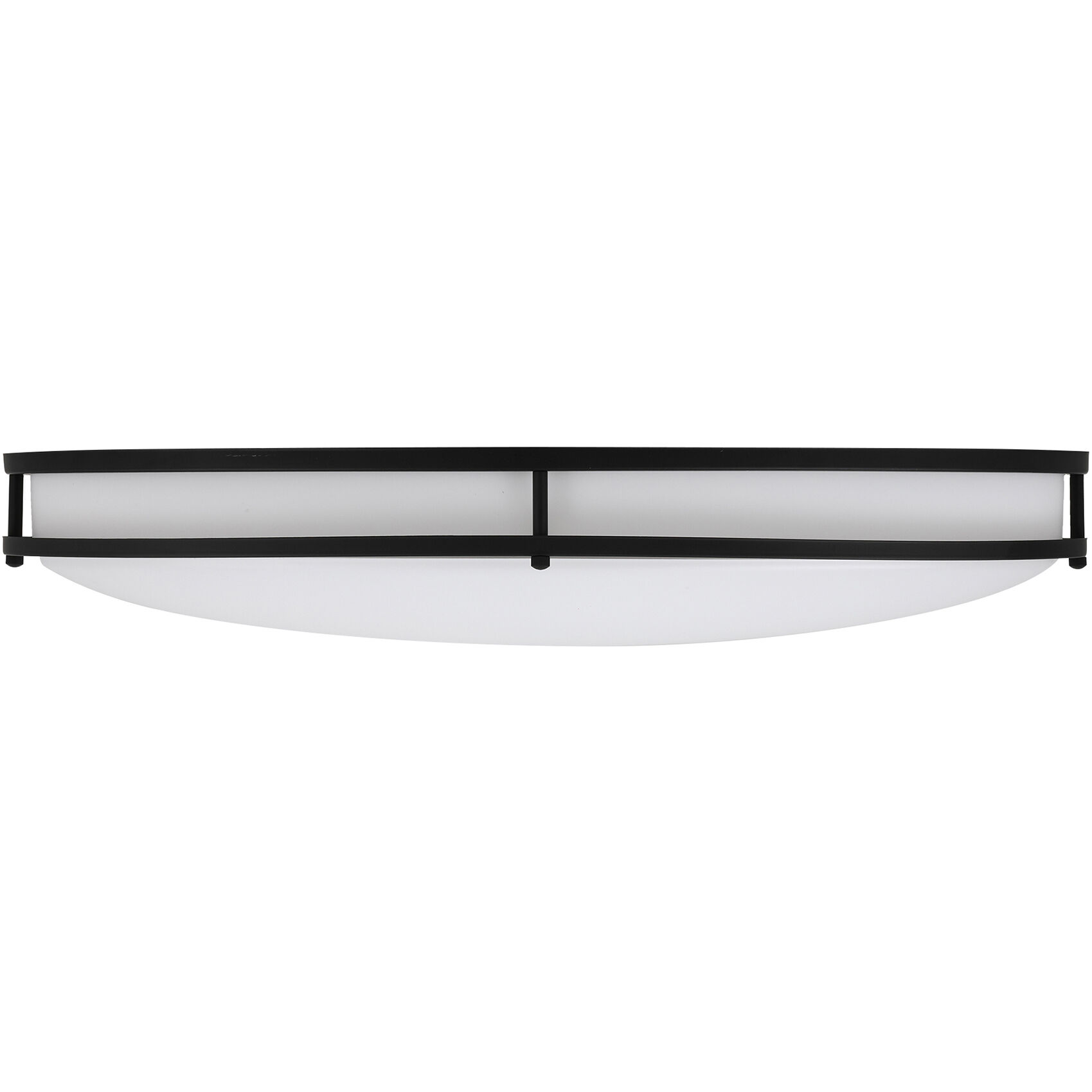 EnviroLite LED 32.3 inch Matte Black Flush Mount Ceiling Light