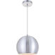 Kasey 1 Light 10 inch Burnished Nickel Pendant Ceiling Light