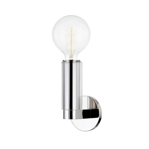 Gilbert 1 Light 5 inch Polished Nickel Wall Sconce Wall Light
