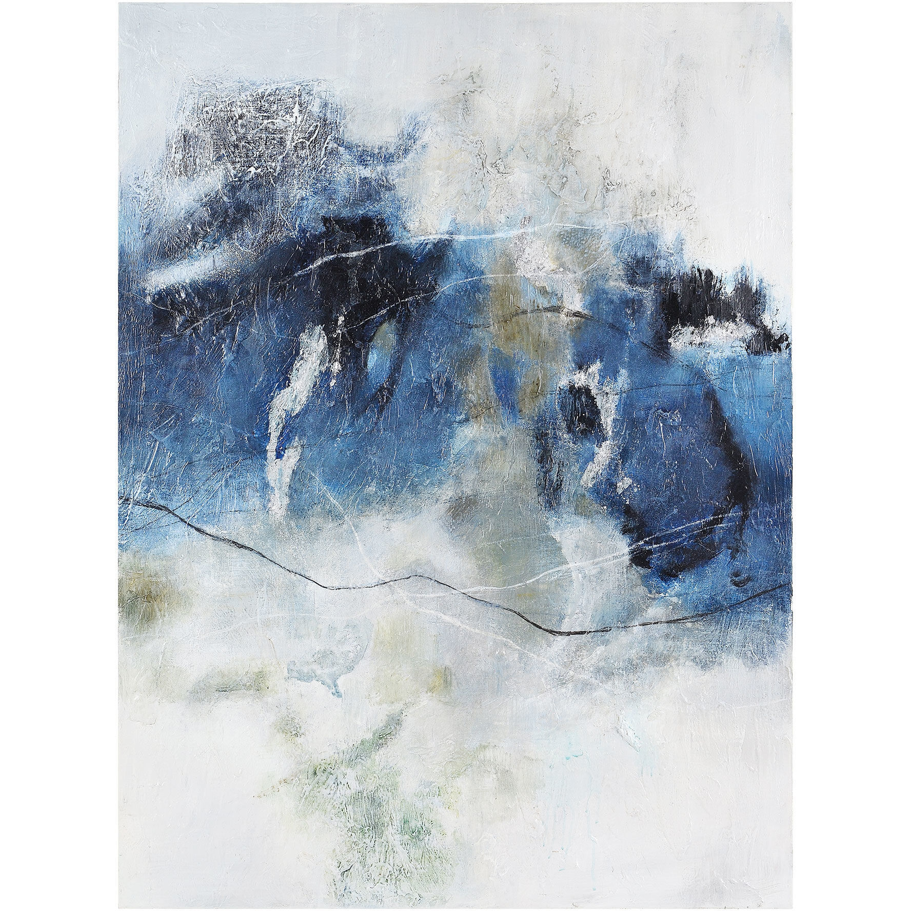 Adhara Heavy Texture Canvas Art, Set of 2