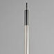 Scepter LED 4.75 inch Black Chrome Mini Pendant Ceiling Light in Bubble