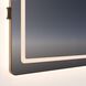 Compact 36 X 24 inch Black LED Lighted Mirror, Vanita by Oxygen