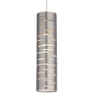 Revel LED 3 inch Satin Nickel Pendant Ceiling Light in FreeJack