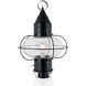 Classic Onion 1 Light 22.5 inch Black Outdoor Post Light