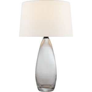 Chapman & Myers Myla 29.25 inch 100 watt Clear Glass Table Lamp Portable Light, Large