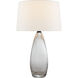 Chapman & Myers Myla 29.25 inch 100 watt Clear Glass Table Lamp Portable Light, Large