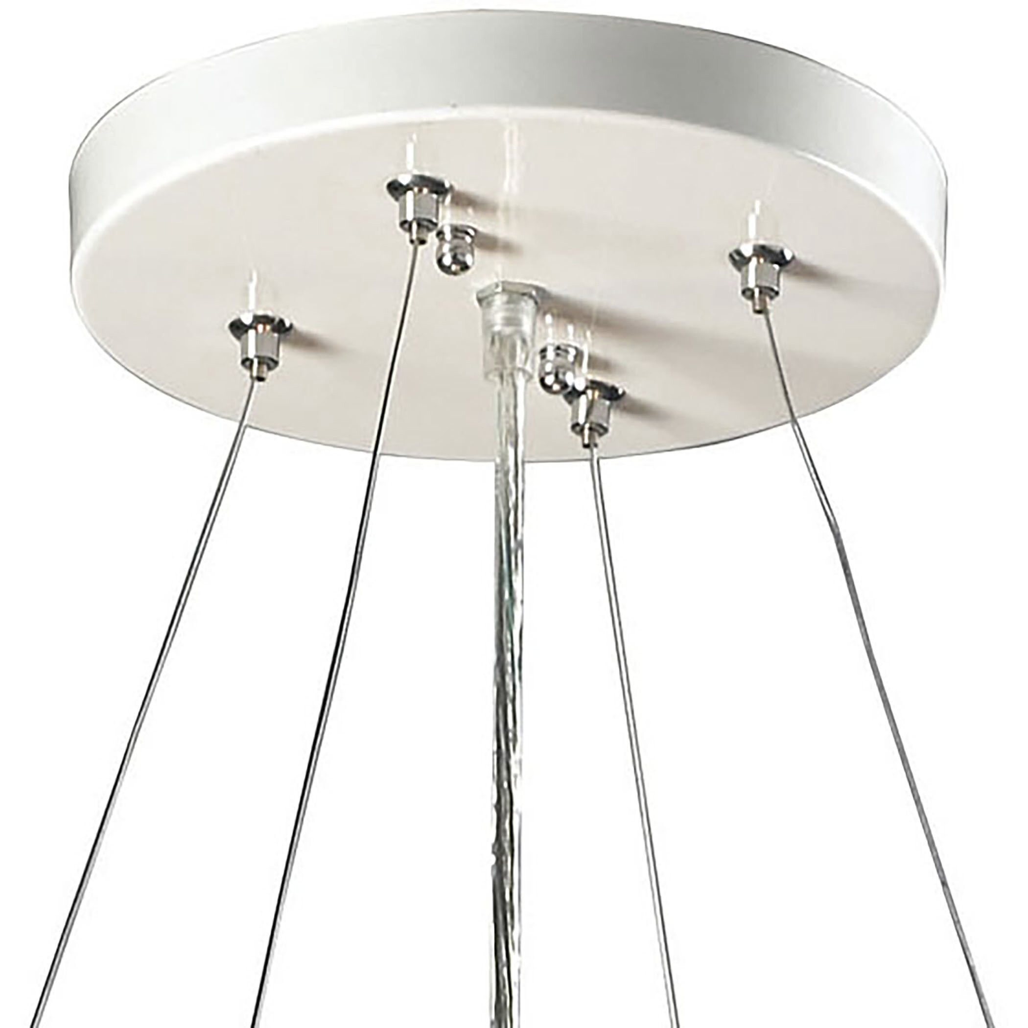 Novelty 2 Light 22 inch Silver Linear Chandelier Ceiling Light