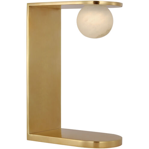 Kelly Wearstler Pertica 12 inch 6.00 watt Mirrored Antique Brass Desk Lamp Portable Light, Small