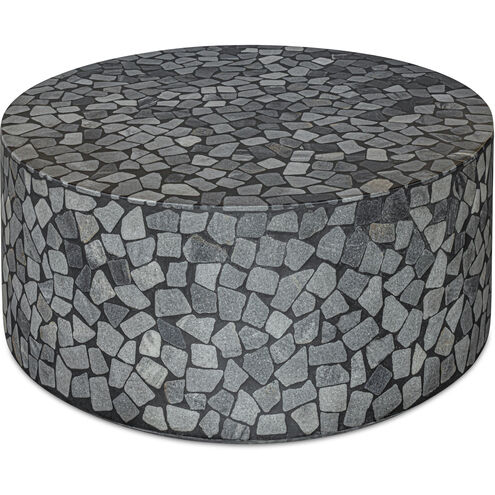 Kiri 35.4 X 35.4 inch Black Outdoor Coffee Table
