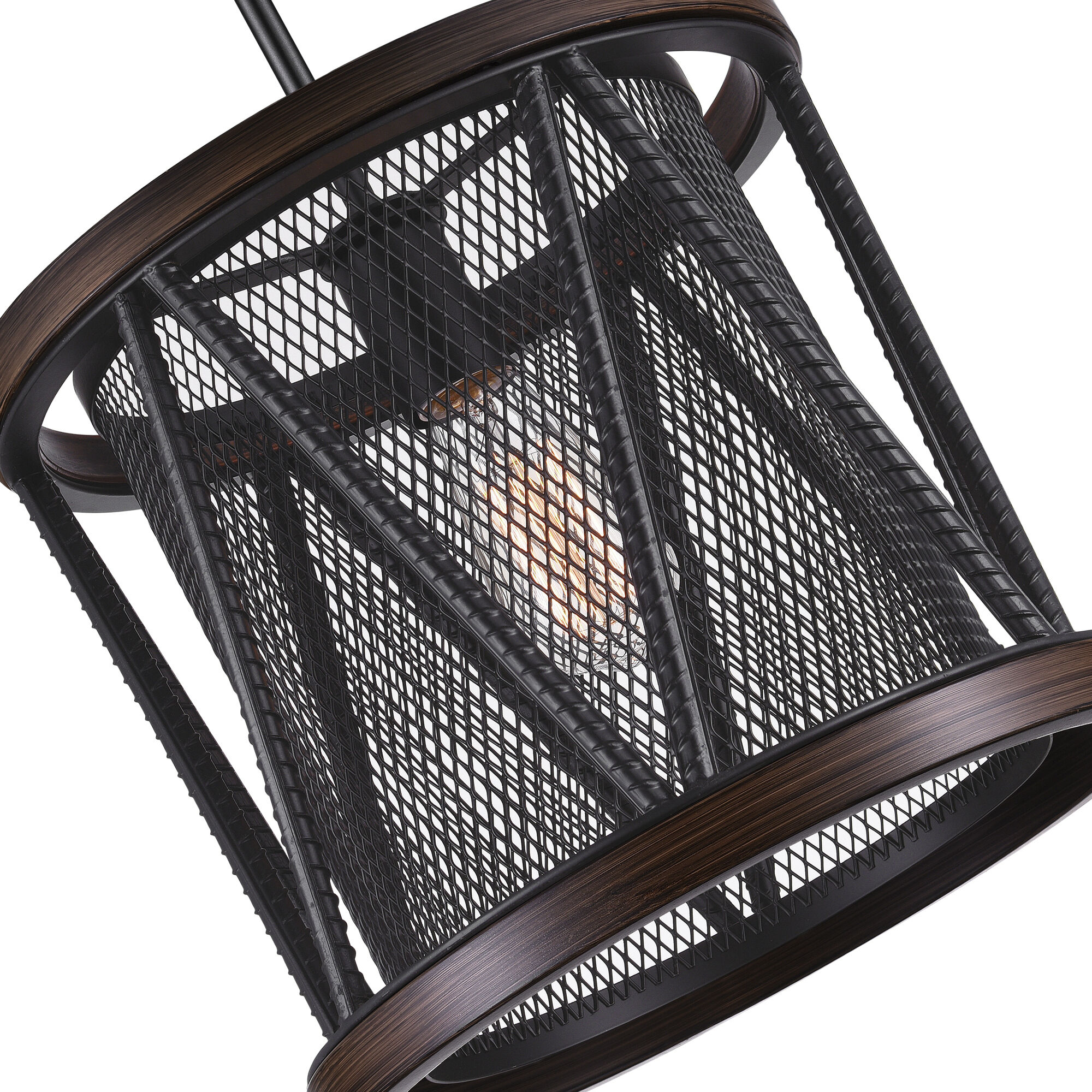 Parsh 1 Light 13 inch Pewter Drum Shade Mini Chandelier Ceiling Light