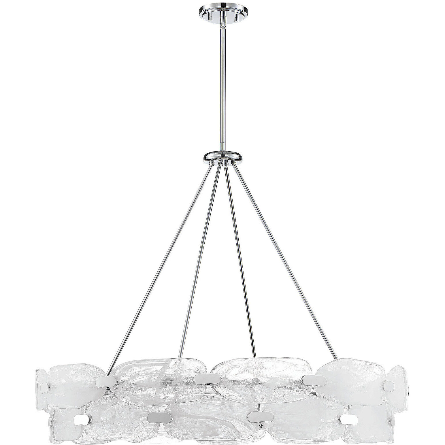 Vasare 12 Light 38 inch Polished Chrome Pendant Ceiling Light