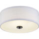 Gilchrist LED 13 inch Graphite Flush Mount Ceiling Light, Progress LED