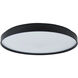Tambourine LED 19 inch Black Flush Mount Ceiling Light