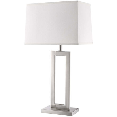 Riley 30 inch 100.00 watt Brushed Nickel Table Lamp Portable Light