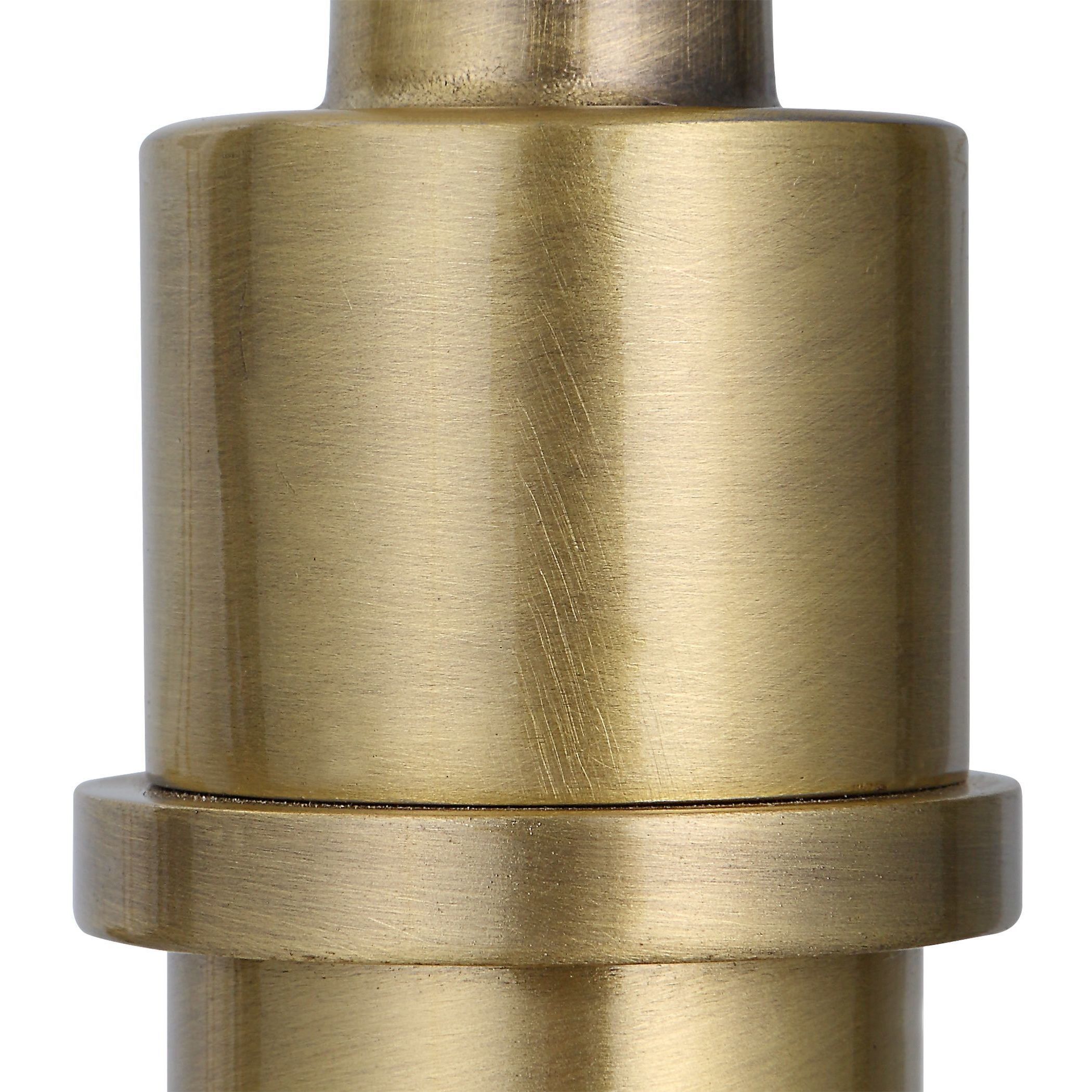 Huxford 69 inch 100.00 watt Antique Brushed Brass and Black Marble Floor Lamp Portable Light