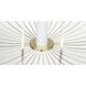 Delano LED 28 inch Gold Pendant Ceiling Light
