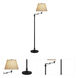 Wilton 60 inch 150 watt Antique Rust Floor Lamp Portable Light in Golden Saki