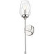 Cassian Wall Sconce Wall Light in Polished Nickel