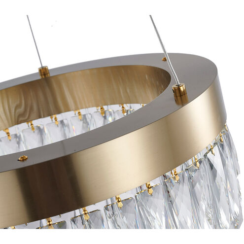 Canada LED 16 inch Gold LED Chandelier Ceiling Light