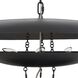 Florko 6 Light 31 inch Blackened Iron Chandelier Ceiling Light