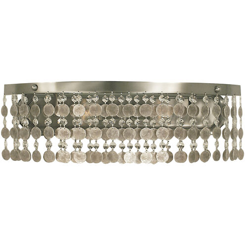 Naomi 2 Light 23 inch Brushed Nickel Sconce Wall Light
