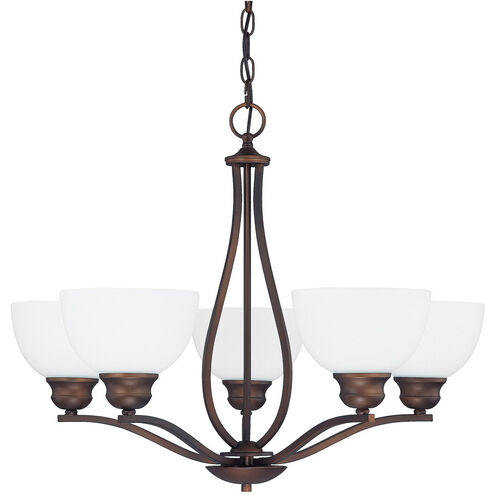 Peckham 5 Light 27 inch Burnished Bronze Chandelier Ceiling Light