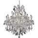 Maria Theresa 19 Light 30 inch Chrome Dining Chandelier Ceiling Light in Clear, Royal Cut