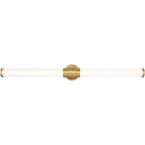 Warwick LED 40.25 inch Modern Gold Bath Vanity Wall Light