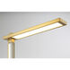 Sauvity 51.75 inch 24.00 watt Soft Brass and Coal Floor Lamp Portable Light