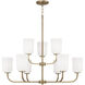 Lawson 9 Light 32 inch Aged Brass Chandelier Ceiling Light