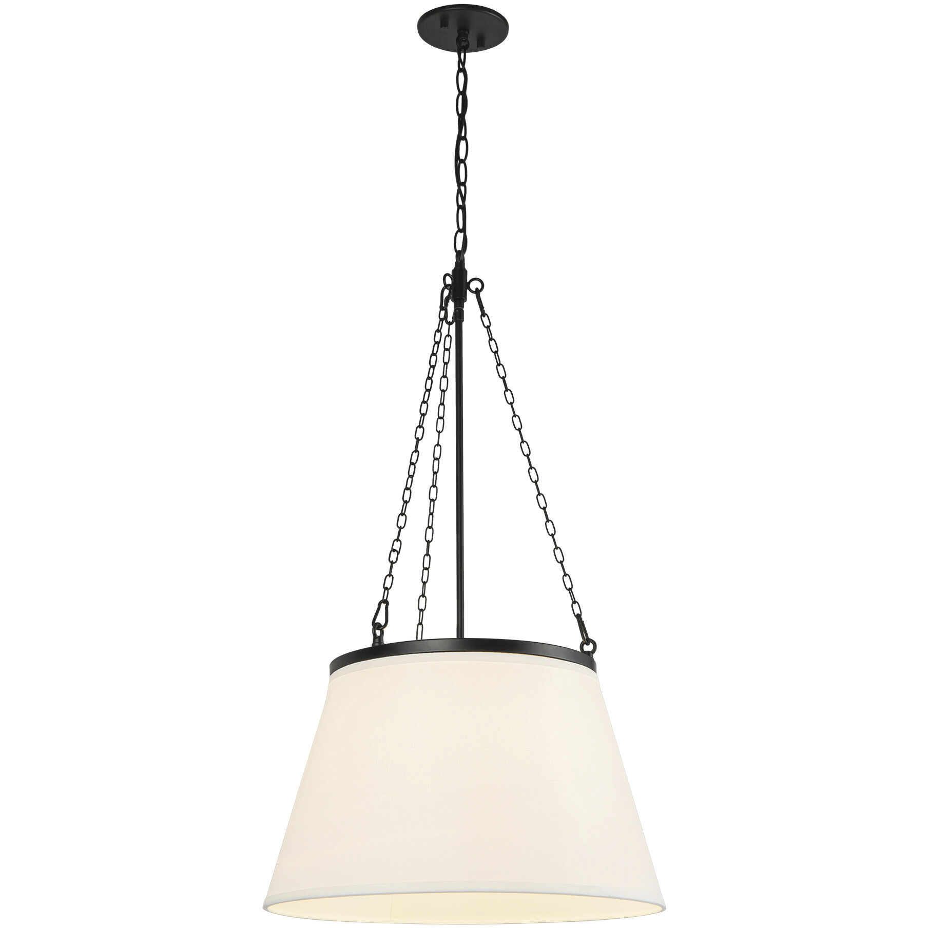 Alora Mood Speakeasy Pendant Ceiling Light in Matte Black