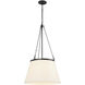 Alora Mood Speakeasy Pendant Ceiling Light in Matte Black