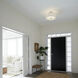 Shailene 3 Light 18 inch Brushed Nickel Semi Flush Light Ceiling Light