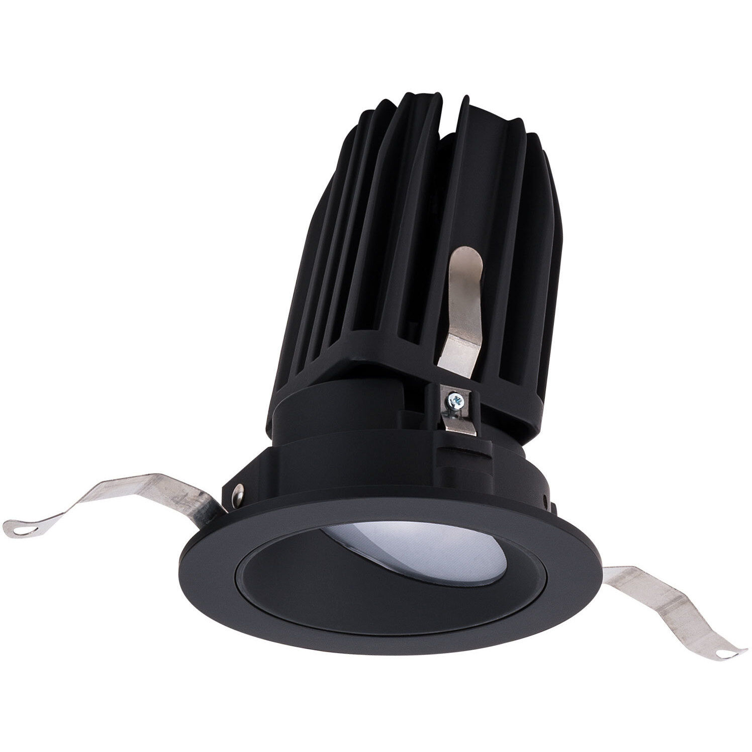 FQ Integrated LED Black Recessed Trim in 3000K, 2" LED