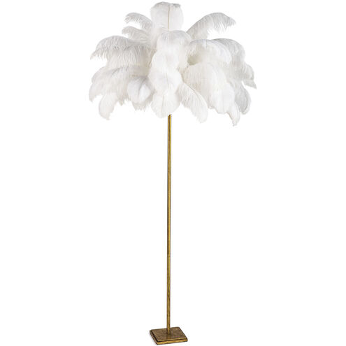 Jospehine 70 inch 60.00 watt Gold Leaf Floor Lamp Portable Light