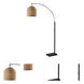 Bahama 80 inch 100.00 watt Dark Bronze Arc Floor Lamp Portable Light 