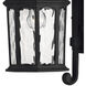 Estate Series Raley Outdoor Wall Mount Lantern in Museum Black, Small