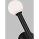 Kelly by Kelly Wearstler Nodes 2 Light 4.75 inch Midnight Black Wall Sconce Wall Light