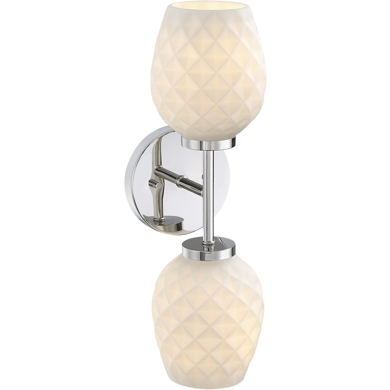Dita Wall Sconce Wall Light in Polished Nickel