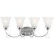 Holman 4 Light 24.5 inch Chrome Bath Vanity Wall Sconce Wall Light