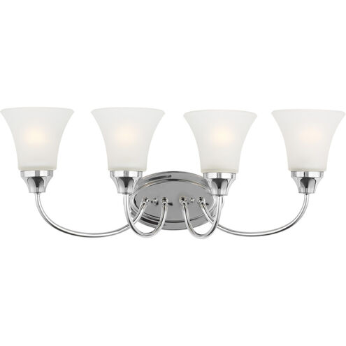 Holman 4 Light 24.5 inch Chrome Bath Vanity Wall Sconce Wall Light