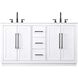 Chase 60 X 34 inch White Bathroom Vanity Cabinet