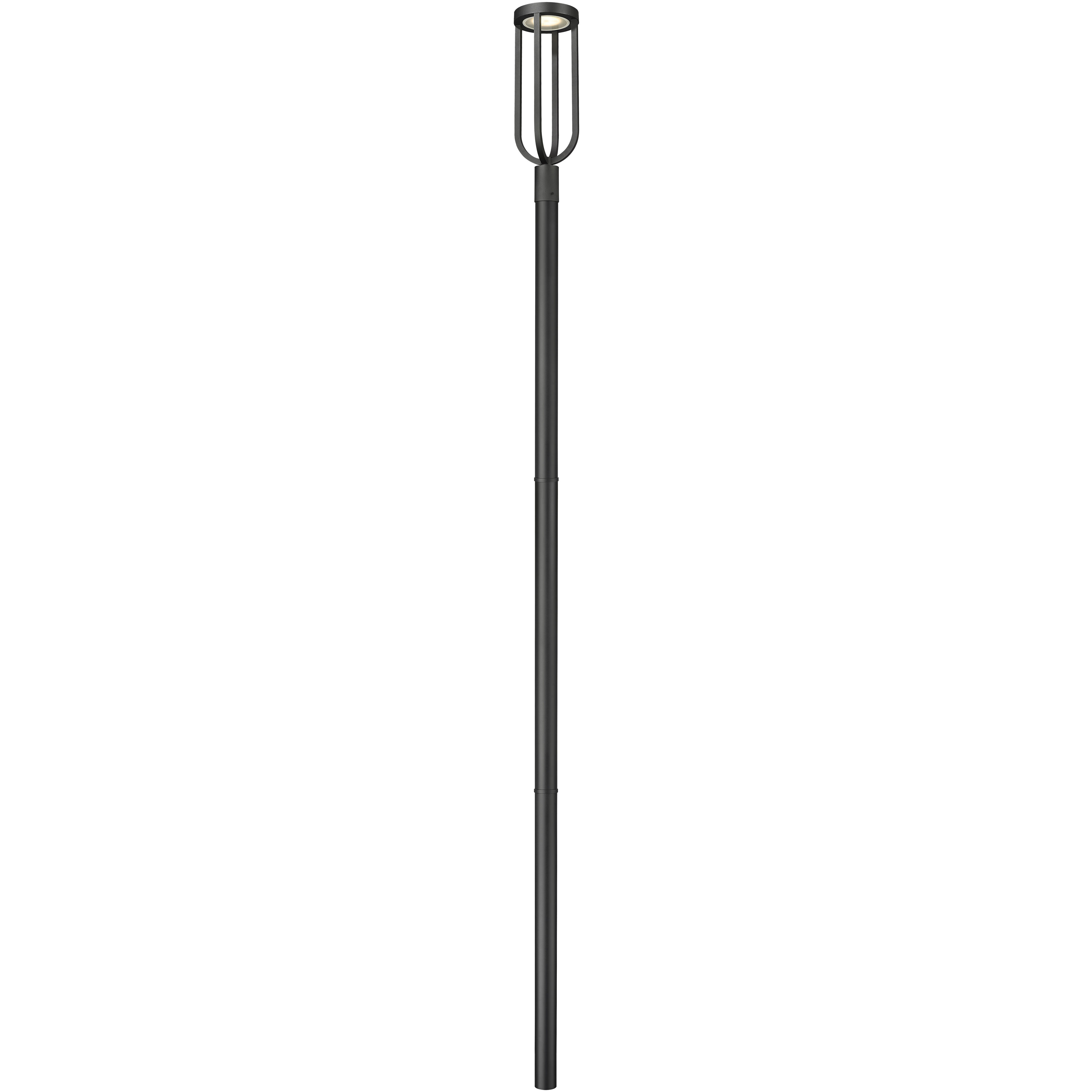 Leland LED 142.75 inch Sand Black Outdoor Post Mounted Fixture