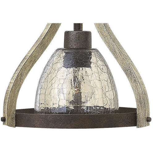 Middlefield LED 12 inch Iron Rust Mini-Pendant Ceiling Light