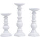 Anita Candle Holder in White