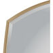 Radiant 48 X 30 inch Antique Gold Leaf Mirror
