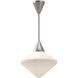 Alora Mood Nora 1 Light 14.13 inch Brushed Nickel Pendant Ceiling Light