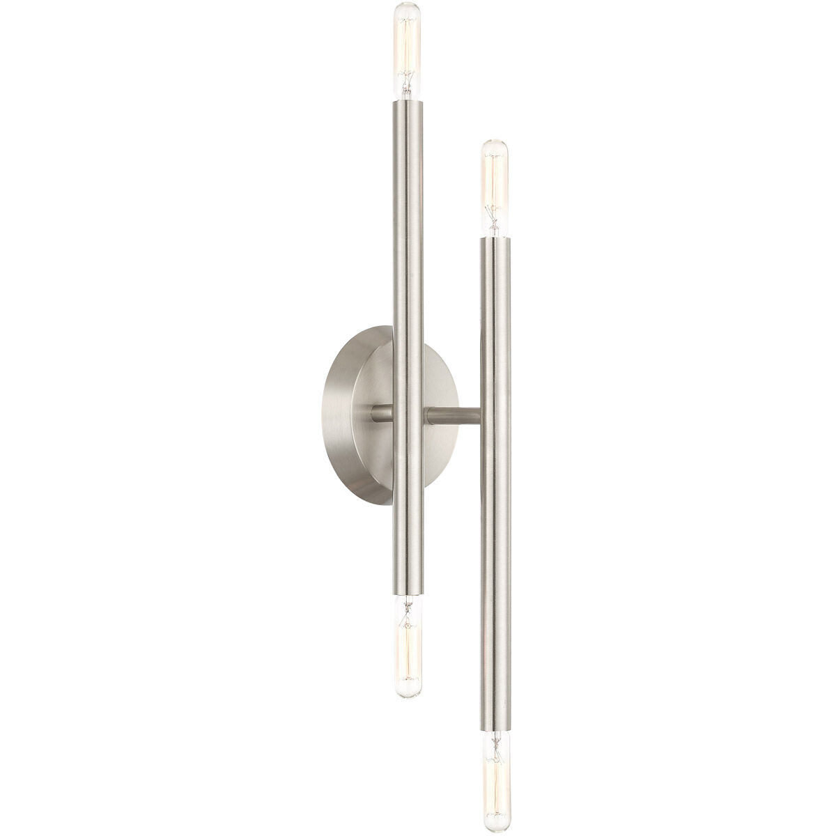 Soho 4 Light 5 inch Brushed Nickel ADA Sconce Wall Light