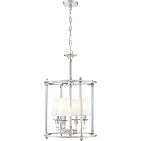Katerina 4 Light 16 inch Brushed Nickel Chandelier Ceiling Light