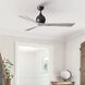 Atlas Irene-3 60 inch Textured Bronze with Barn Wood Tone Blades Paddle Fan, Paddle Fan